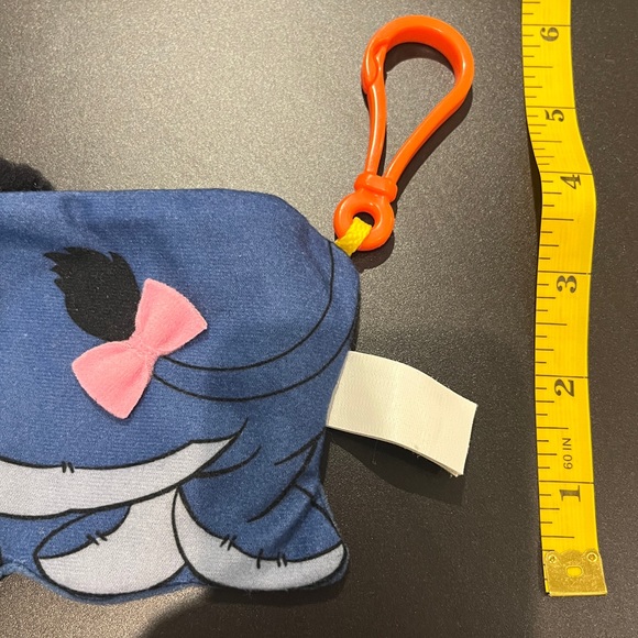 Disney Winnie Pooh EEYORE Bag Charm Key Mask Tissue Case McDonalds McD Toy Purse - Picture 4 of 10